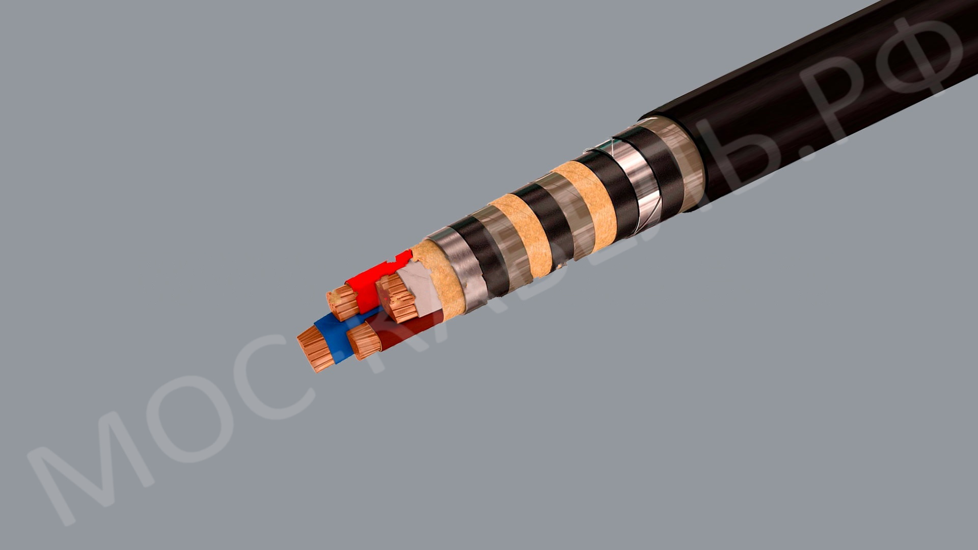 Фото кабеля ЦАСБШв – в наличии в OOO «Москабель-Комплектация»